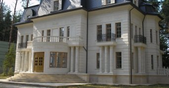 облицовка фасада известняком фасад из известняка